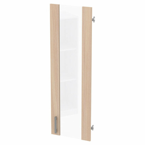 Дверь Меб-фф Дверь в рамке ДВ-62С-17М Дуб молочный стекло прозрачное 2711₽