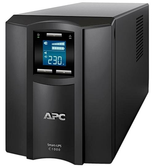 Интерактивный ИБП APC by Schneider Electric Smart-UPS SMC1000I черный 600 Вт