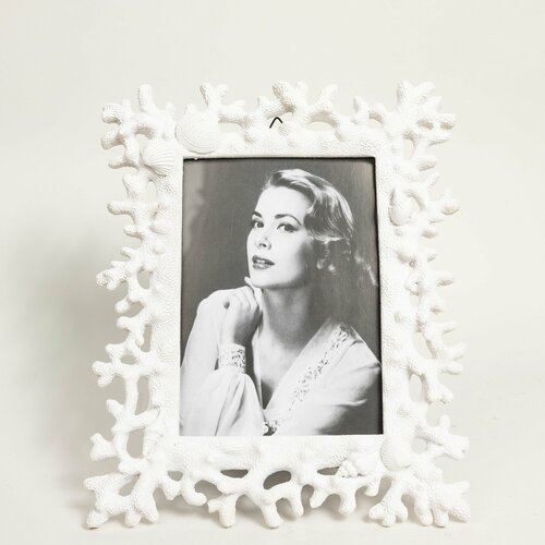 Фоторамка Рамка для фотографий Коралл белый декор для дома офиса и интерьера 1909₽