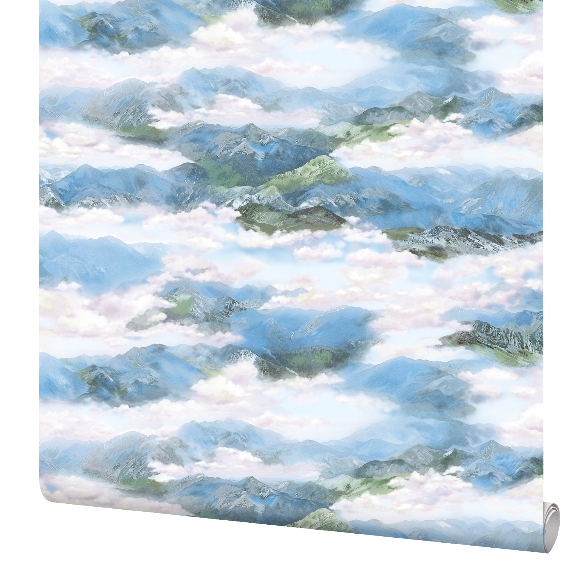 фото Обои флизелиновые Elysium Эсент голубые 1.06 м Е800704