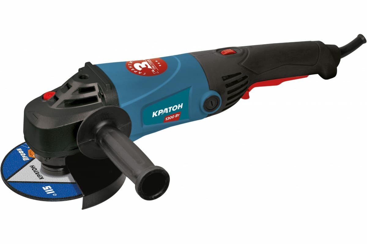 фото Машина шлифовальная угловая (болгарка) Кратон AMG-1300-150EC, арт. 3 05 01 045