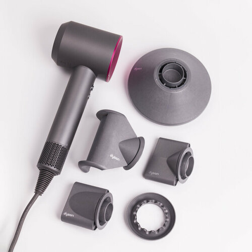 Фен для волос с магнитными насадками фуксия sonic HD08 700000₽