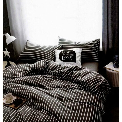 Комплект постельного белья 778 1038, евро, сатин, 100% хлопок, 4 наволочки