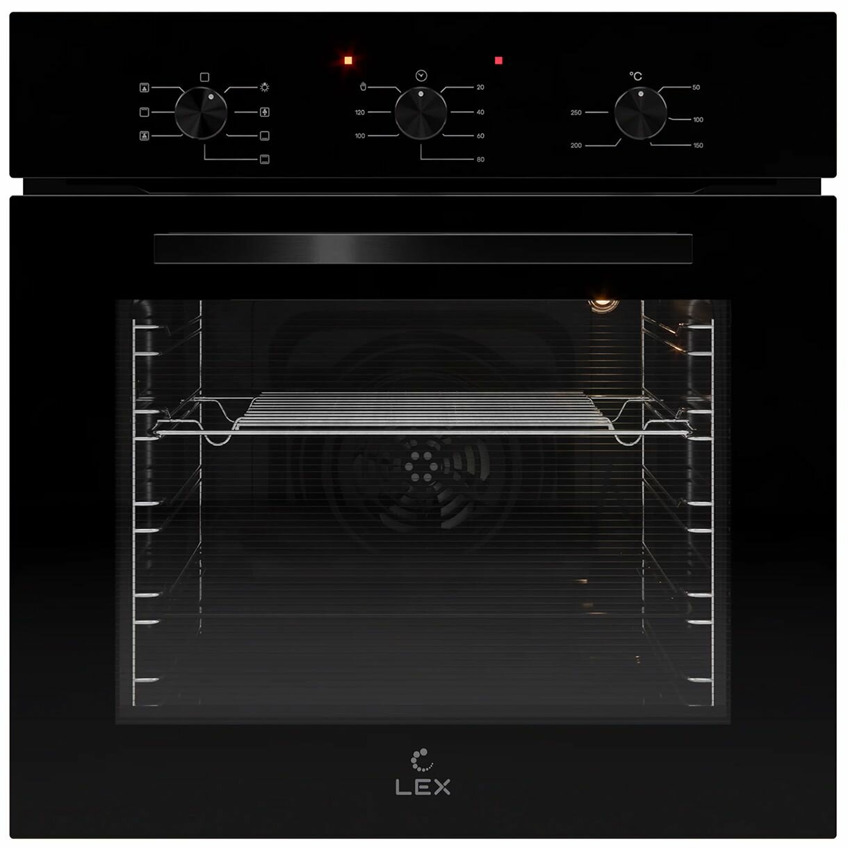 фото Встраиваемый электрический духовой шкаф LEX EDM 073 BBL