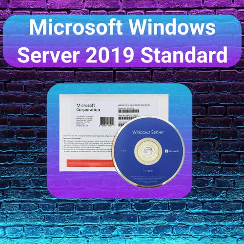 Windows server 2019 standard серверная лицензия windows 2019 standard server english 16core dvd pack