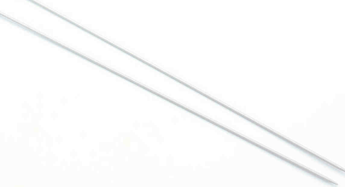 Спицы для вязания прямые GAMMA металлические с покрытием, d2,5мм, 35см, 1шт