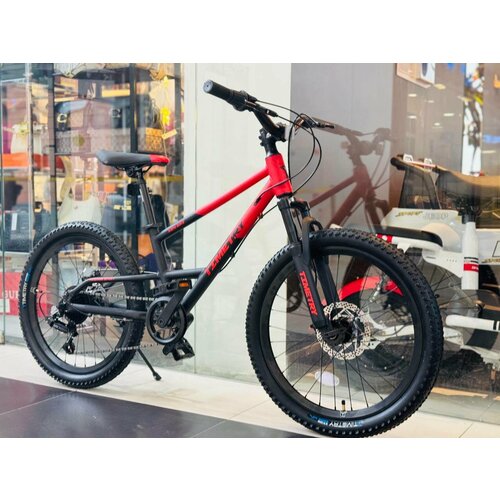 Горный детский велосипед TimeTry 278 7s, 22 дюймов / для мальчиков и девочек, для прогулки / скоростной, спортивный велик, красный