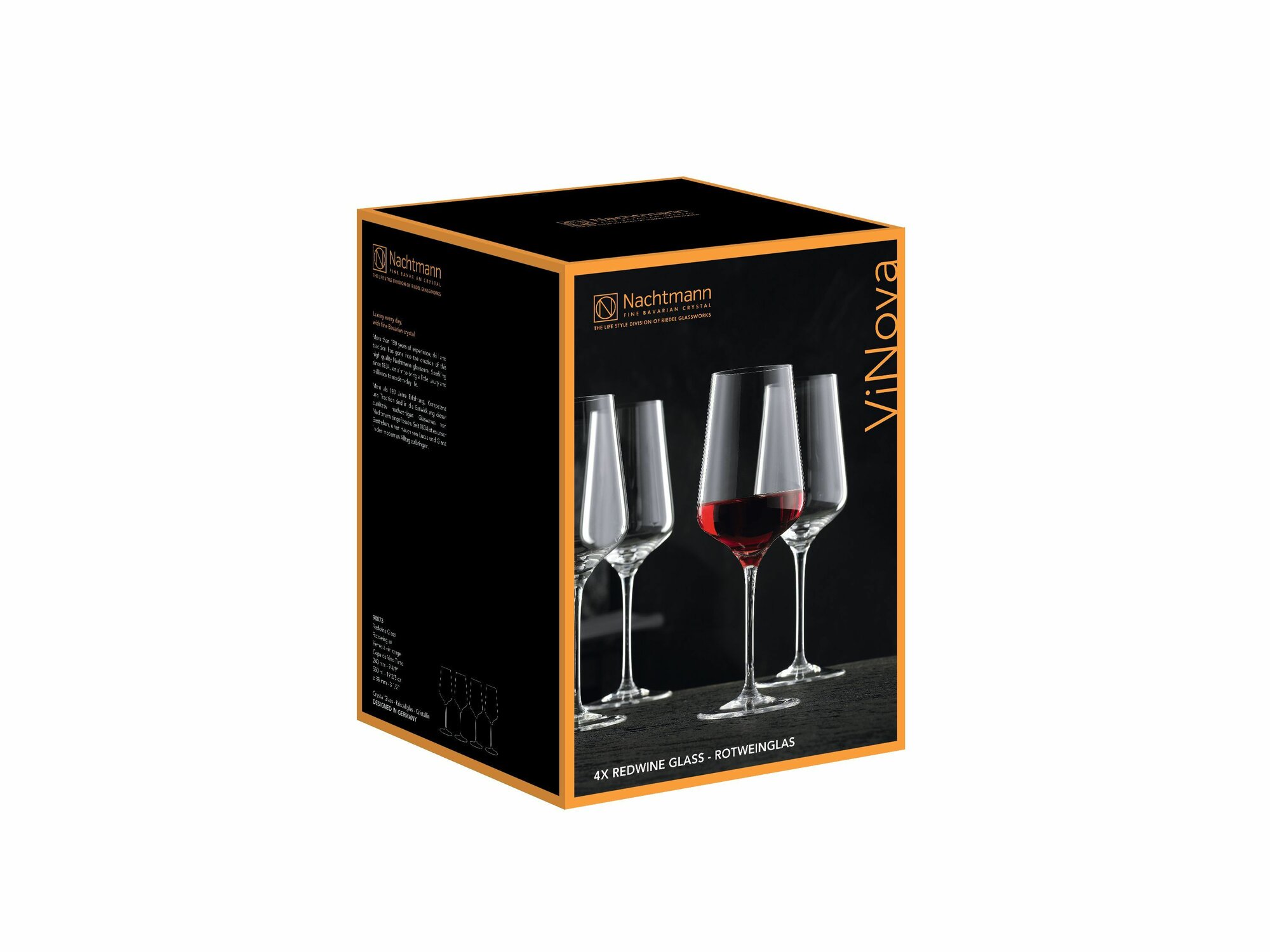 Бокал Nachtmann ViNova Red Wine 98073, 550 мл, 4 шт., бесцветный - фото №8