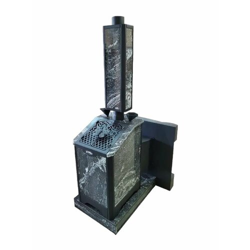 Банная печь Redmis Гранд Люкс в облицовке Амфиболит для парных до 30 м³