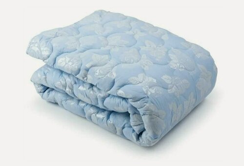 Изображение товара Одеяло Евро лебяжий пух 200 х 220 см, голубой