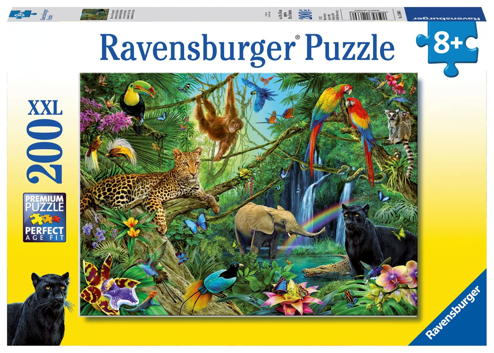 Пазл Ravensburger XXL Джунгли (12660), 200 дет.