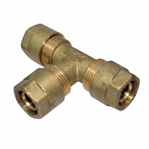 Тройник соединительный обжимной Valsir Pexal 26 артикул 101119 1939₽