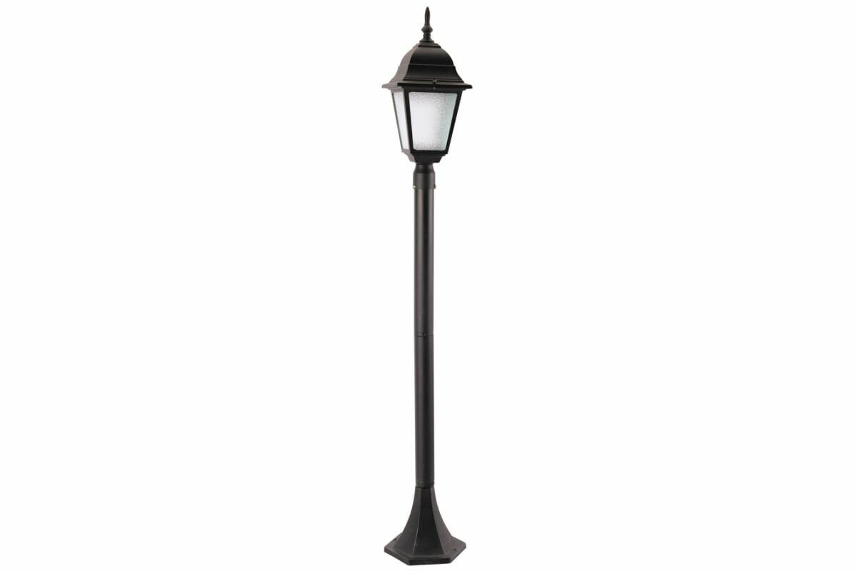 Arte Lamp Уличный светильник Bremen A1016PA-1BK, E27, 60 Вт, цвет арматуры: черный, цвет плафона бесцветный