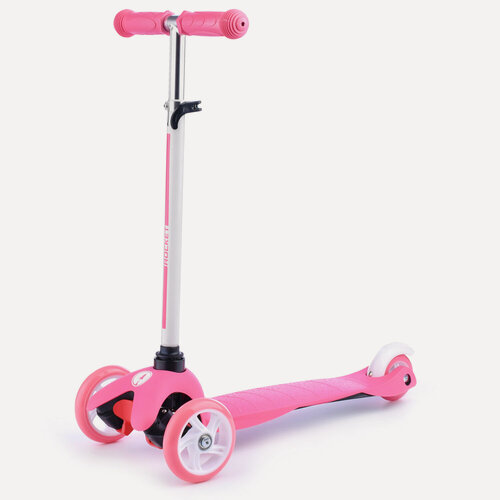Изображение товара Самокат детский трёхколёсный ROCKET разборный, колёса PU, цвет розовый R0091