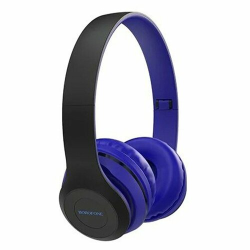 Наушники беспроводные Borofone BO4 bluetooth синие 2848₽