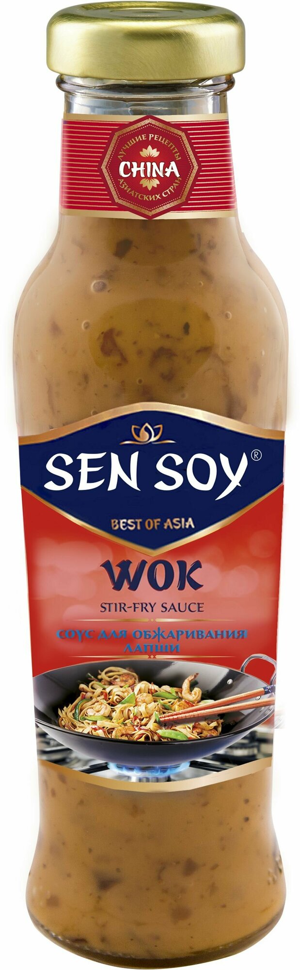 Sen Soy соус Premium "WOK. Соус для обжаривания лапши", 330 гр, стекло