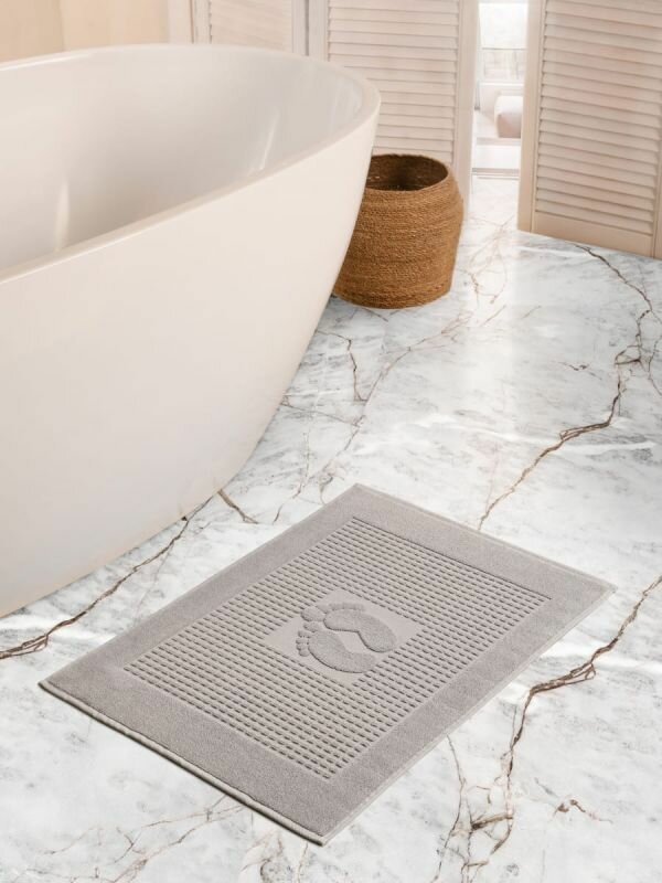 фото Коврик для ванной Arya Winter Soft 50X70 бежевый