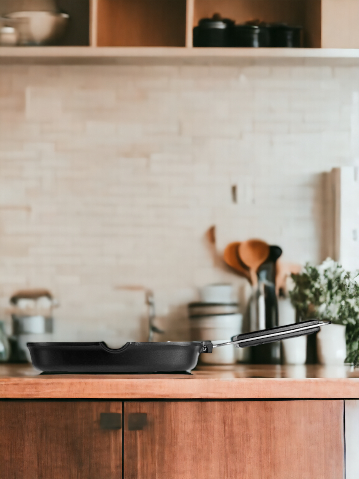 фото Сковорода-гриль квадр. «Проотель» H=4, L=24, B=24см (Prohotel)