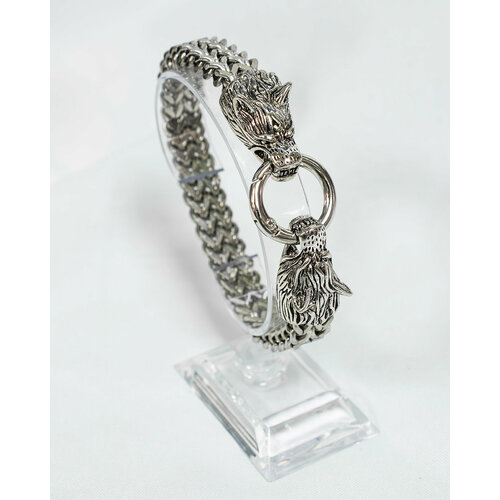 Плетеный браслет Zloster, 1 шт., размер 22 см, черный