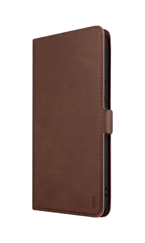 Чехол-книжка для iPhone 12 Pro Max Uniq Journa Heritage Brown