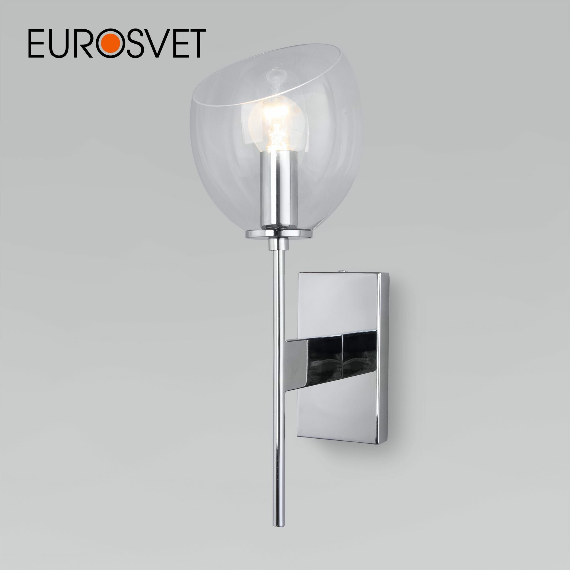 Бра / Настенный светильник Eurosvet Arrista 60130/1 хром