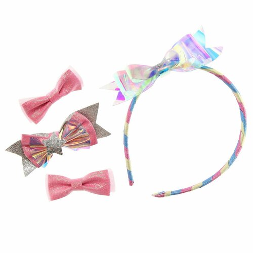 Аксессуары для волос 4 штуки ободок и заколки 344₽