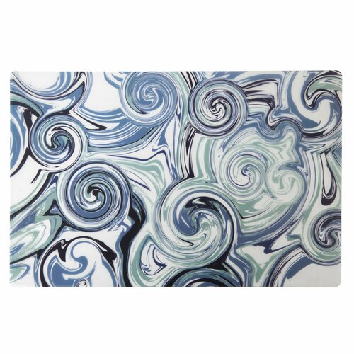 Салфетки на стол под тарелки сервировочные 43х28см на прозрачной основе 4 шт