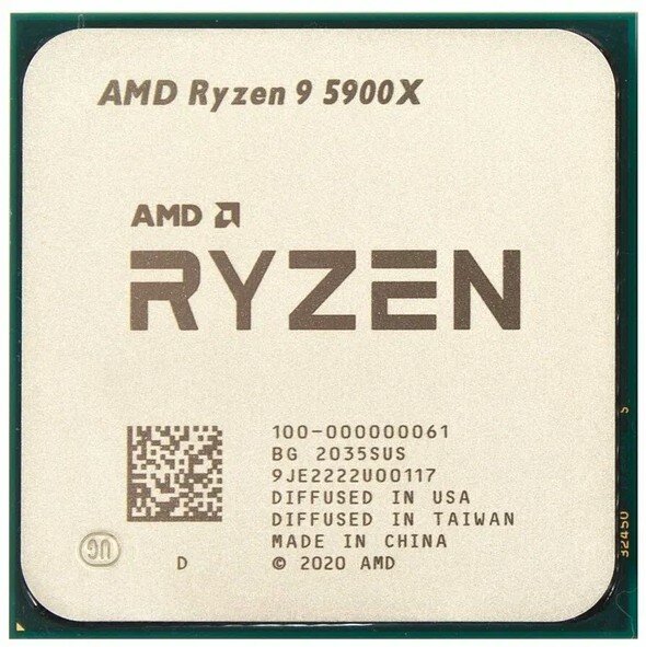 Процессор AMD Ryzen 9 5900X AM4, 12 x 3700 МГц, OEM без кулера