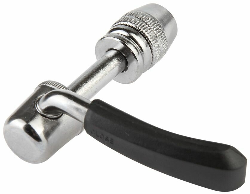 фото Зажим подседельной трубы M8х28мм с эксцентриком, стальной серебристый (item:110)