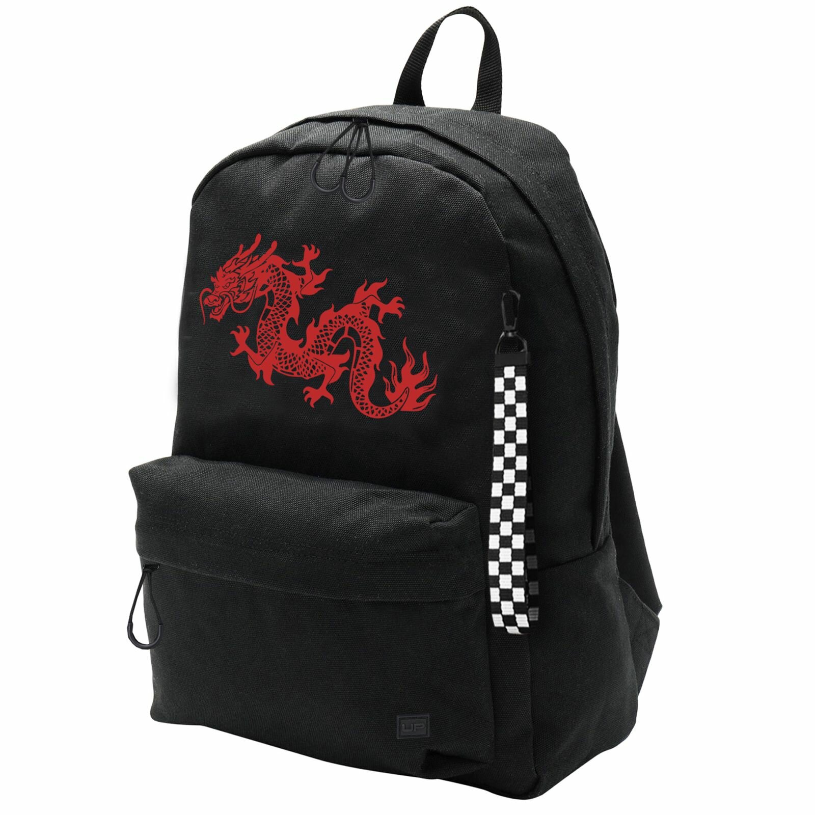 фото UFO PEOPLE Рюкзак школьный для мальчиков и девочек, черный с принтом, спортивный, городской, для ноутбука/ Современный ранец для подростка/ Вместительный портфель для школы, спорта, тренировок, 42х35