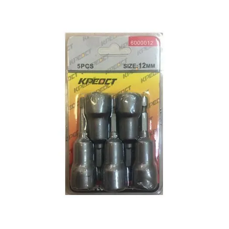 Ключ насадка магнитная 12 мм 5 штук