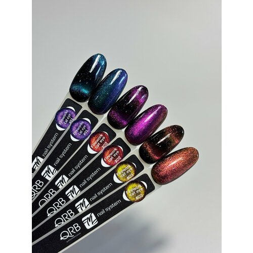 Двухцветный кошачий глаз Fireworks 9D QRB nail system, №2