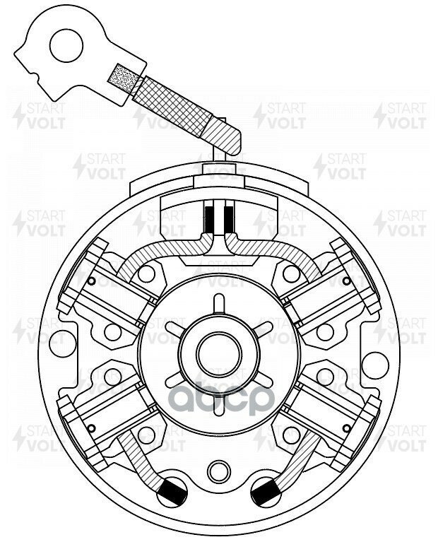 Узел Щеточный Стартера Для А/М Hyundai Creta (16-)/Kia Optima (15-)/Seltos (19-) 2.0I (Vbs 0806) STARTVOLT арт. vbs-0806