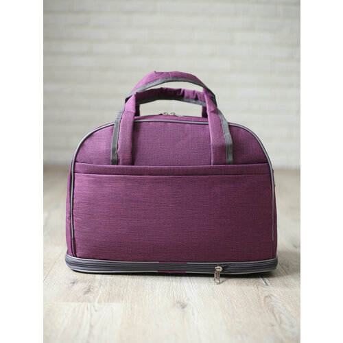 Сумка дорожная AKTORRIS 17х31х40 см ручная кладь темно-фиолетовый 1600₽