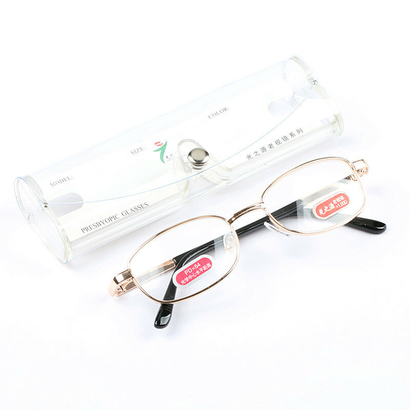 фото Очки для чтения Donghai +200, стекло, металл