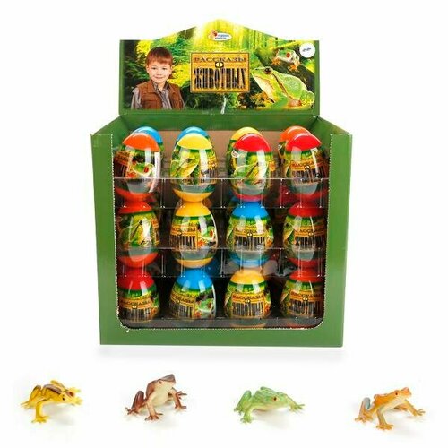 Лягушки играем вместе микс 6 видов 3 В ЦВ Яйцах 330₽