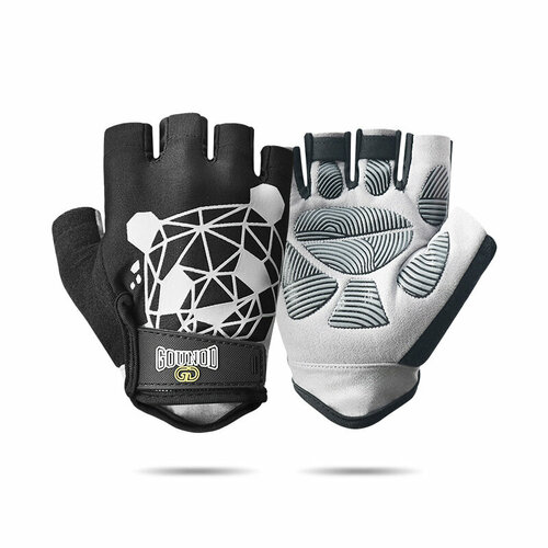 Перчатки GOUNOD Panda-M, для фитнеса, нескользящая ладонь, 200 шт