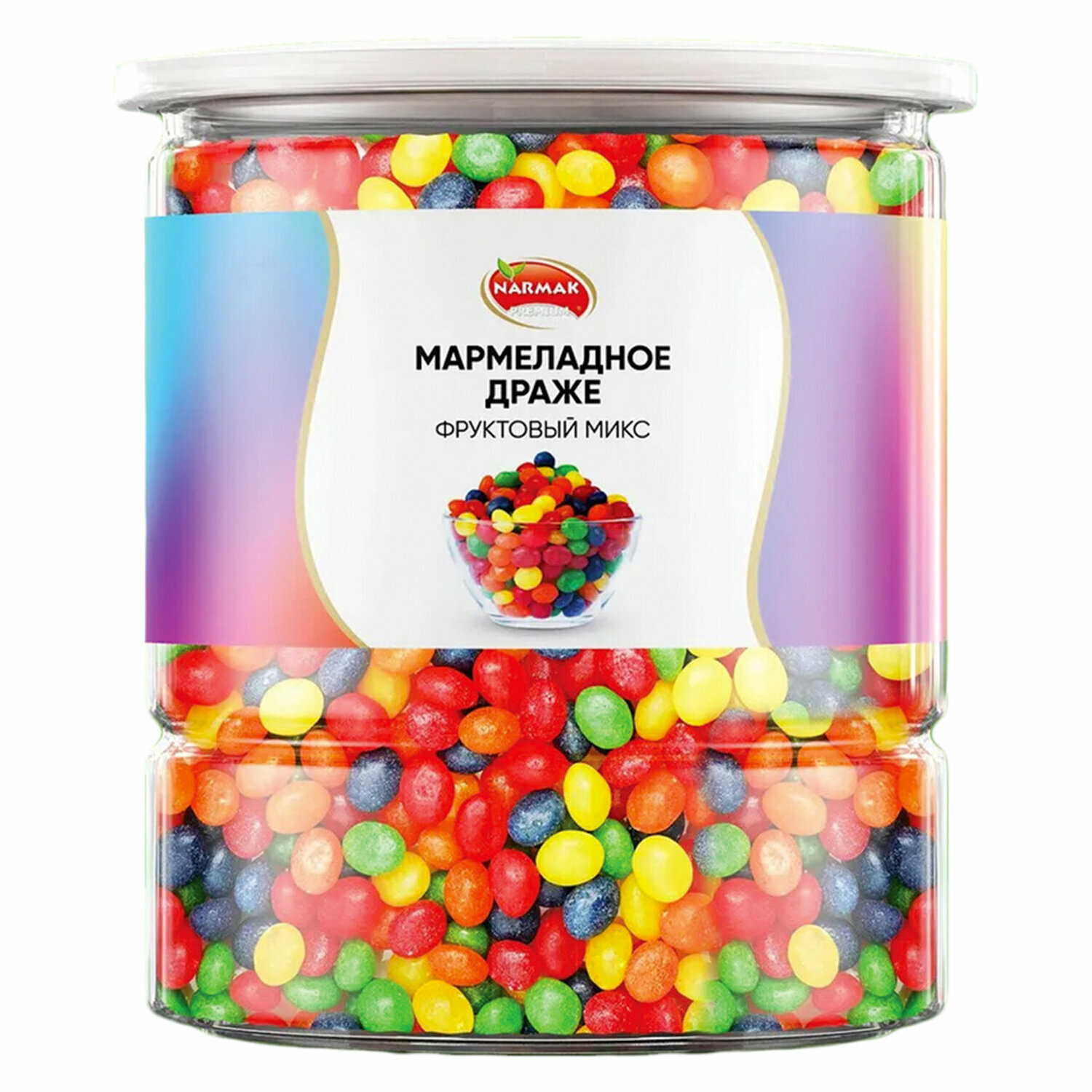 Мармелад жевательный NARMAK "Фруктовый микс" с кисло-сладким вкусом, 450 г, 1шт. в компл
