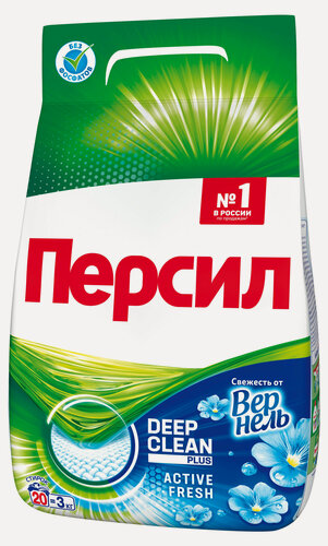 Изображение товара Стиральный порошок «Персил» Свежесть от Vernel, 3 кг