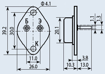 Триод КТ848А 1992г-1994г — фото 1