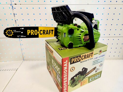 Изображение товара Бензопила-сучкорез ProCraft K350S, 1,2 л. с, шина 30см, антивибрация