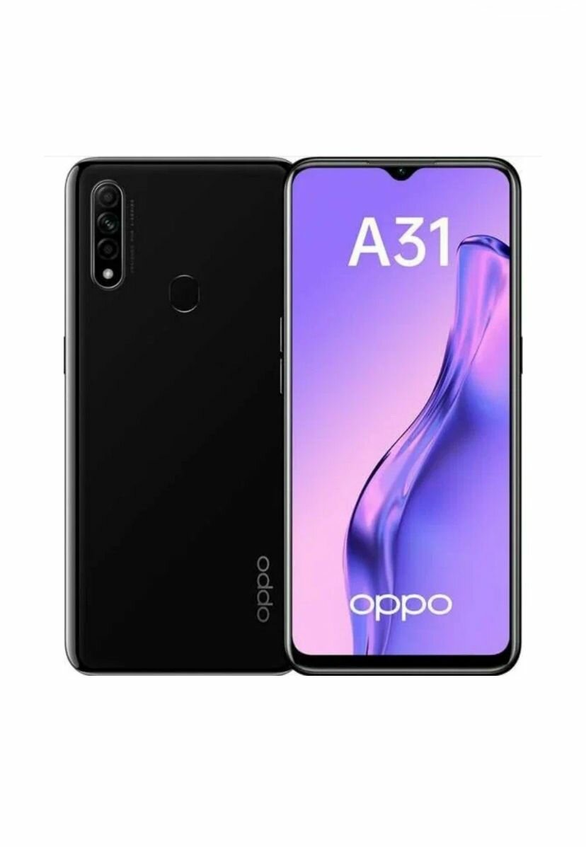 Смартфон OPPO A31, 256/8 Гб, экран 6,5", 4230 мАч, черный (black)
