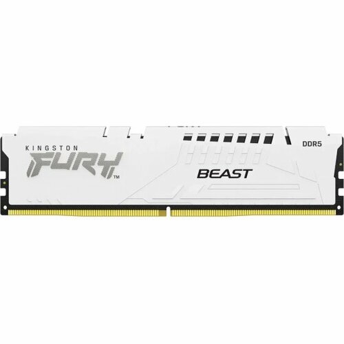 Оперативная память Kingston DDR5 16GB 6000MHz PC-48000 Fury Beast White EXPO CL36 135V KF560C36BWE2-16 7800₽