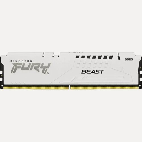 Изображение товара Оперативная память Kingston DDR5 16GB 6000MHz PC-48000 Fury Beast White EXPO CL36 1.35V (KF560C36BWE2-16)