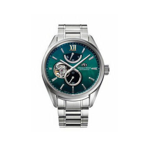 фото Наручные часы orient contemporary, зеленый, серебряный