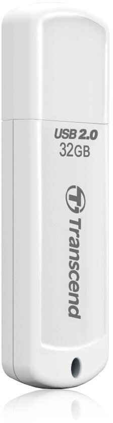 Флеш Диск Transcend 32Gb Jetflash 370 TS32GJF370 USB2.0 белый — фото 1
