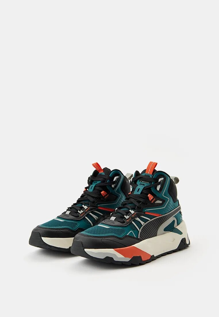 Кроссовки PUMA Trinity Mid Hybrid, размер 38, бирюзовый — фото 1
