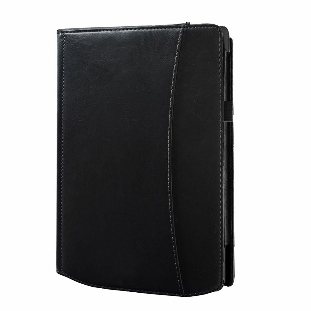 Противоударный Чехол-обложка для электронной книги pocketbook InkPad X /Универсальный Чехол книжка для pocketbook PB1040, экокожа, черный