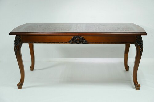 Изображение товара Стол кухонный "Oreshnik", из массива дерева, раскладной, цвет орех