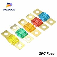 PQZULK Автомобильный блок предохранителей 30А 40А 80А 100А 150А, 2PC Fuse-4, 80A